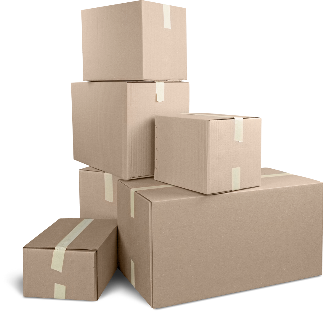 Sealed Cardboard Boxes 